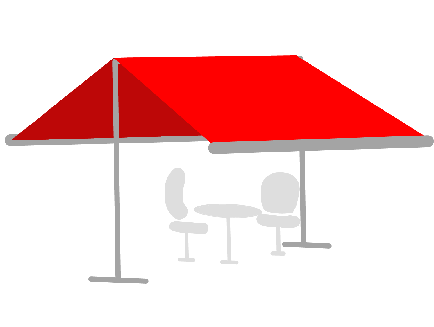 ikki tomonli markiza; ochilib yopiladigan naves; zontik